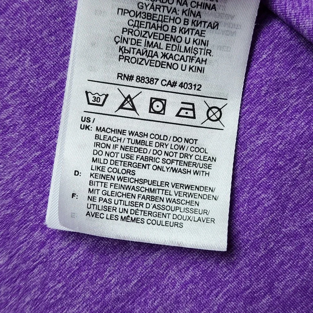 Adidas Mens Purple Heather Heritage Club Short Sleeve Golf Polo Shirt Large